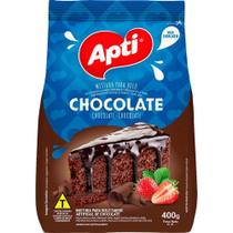 Mistura de bolo Apti chocolate, Combo com 6 unidades 400g