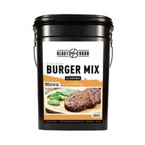 Mistura de hambúrguer de feijão preto Ready Hour 2,4 kg, 60 porções, prateleira de 25 anos