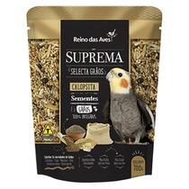 Mistura de Sementes Reino das Aves - Suprema Calopsita Selecta Grãos 700g