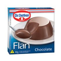 Mistura Em Pó Para Flan Dr. Oetker Sabor Chocolate 40g