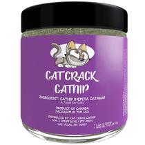Mistura indutora de zoom Cat Crack Catnip 100% natural, 1 xícara Mistura indutora de zoom Cat Crack Catnip 100% natural, 1 xícara