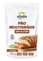 Mistura Integral para Pão Multigrãos Vitalin Sem Glúten e Vegano - 300 g