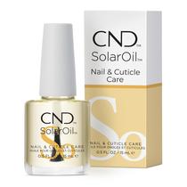 Mistura natural de óleo de cutícula CND SolarOil de 15 ml com jojoba e vitamina E
