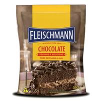 Mistura p/ bolo flaischmann chocolate pacote c/ 390 grs