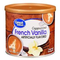 Mistura para Bebida de Cappuccino Great Value Baunilha Francesa 454 g x3 Mistura para Bebida de Cappuccino Great Value Baunilha Francesa 454 g x3