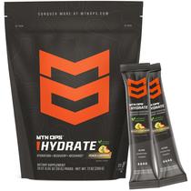 Mistura para bebidas em pó com eletrólitos MTN OPS Hydrate Peach Lemoande