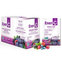 Mistura para bebidas Ener-C Sugar Free Energy Mixed Berry 30 sachês