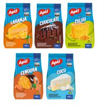 Mistura para Bolo Kit 5 Pacotes Sortidos Apti Mistura para Bolo Kit 5 Pacotes Sortidos Apti