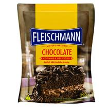 Mistura para bolo sabor chocolate 390g fleischmann