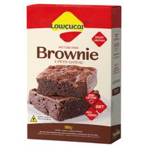 Mistura para Brownie e Petit Gateu Diet, Zero Lactose Lowçucar 150g