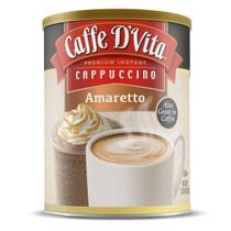 Mistura para Cappuccino Amaretto Caffe D'Vita Sem Glúten 453g Pacote com 6 Mistura para Cappuccino Amaretto Caffe D'Vita Sem Glúten 453g Pacote com 6
