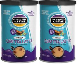 Mistura para Chá Oregon Chai Vanilla Chai Latte 284 g, pacote com 2 Mistura para Chá Oregon Chai Vanilla Chai Latte 284 g, pacote com 2