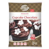 Mistura para Cupcake Chocolate 1kg - Arcolor