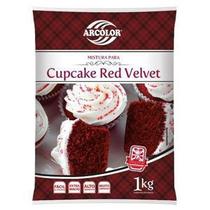 Mistura para cupcake red velvet arcolor 1kg
