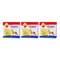 Mistura Para Mousse Diet Maracujá 25g Lowçucar Kit 3 Preparo Prático Sabor Intenso Textura Cremosa E Leve
