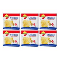 Mistura Para Mousse Diet Maracujá 25g Lowçucar Kit 6 Preparo Prático Sabor Intenso Textura Cremosa E Leve