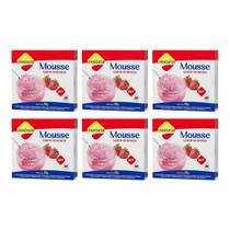 Mistura Para Mousse Diet Morango 25g Lowçucar Kit 6 Preparo Prático Sabor Morango Textura Cremosa E Leve Mistura Para Mousse Diet Morango 25g Lowçucar Kit 6 Preparo Prático Sabor Morango Textura Cremosa E Leve