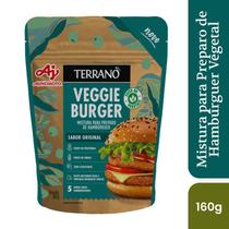 Mistura Para Preparo De Hambúrguer Vegetal Terrano Veggie Burger Sabor Original 160g