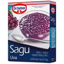 Mistura Para Sagu Sabor Uva Dr. Oetker 250g Mistura Para Sagu Sabor Uva Dr. Oetker 250g