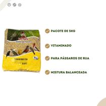 Mistura Ração Para Passarinhos De Rua Bom Preço E Qualidade
