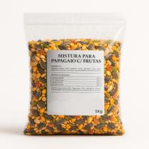 Mistura Super Premium Papagaio Ração Frutas e Grãos Selecionados 3Kg Mistura Super Premium Papagaio Ração Frutas e Grãos Selecionados 3Kg