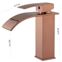 Misturador 4801 monocomando lav.cascata paris rose baixo - Casa Agile