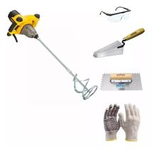 Misturador Batedor De Argamassa Tinta 1400W Stanley SDR1400 Kit Completo