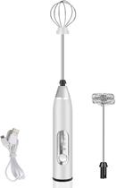Misturador Bebidas Ovos Mini Mixer Fuê Portátil Elétrico Recarregável Q-2502 - Branco