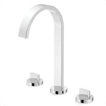 Misturador celite lavatorio mesa flow cromado 3furos bica alta com valvula escoamento b5000f3crb