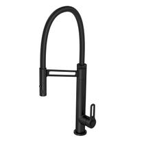 Misturador Cozinha Mesa Bica Flex Urban Black Matte Deca