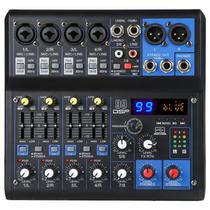 Misturador de áudio jindaaudio de 8 canais com Bluetooth e interface USB Misturador de áudio jindaaudio de 8 canais com Bluetooth e interface USB