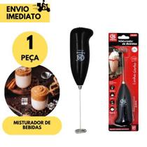 Misturador de Bebidas Automático a Pilha Portátil Elétrico para Café, Leite Chá Chocolates