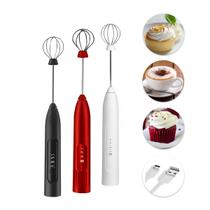Misturador de Bebidas Mini Mixer Elétrico Batedor de Ovos Fue Elétrico Inox Mini liquidificador