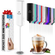 Misturador de bebidas portátil Milk Frother Zulay Mini & Mighty branco