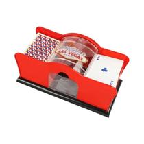 Misturador De Cartas Manual De 2 Decks Com Manivela Para Blackjack, UNO E Poker