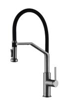Misturador de cozinha magnetico 3 vias lx 8095nb aço escovado Misturador de cozinha magnetico 3 vias lx 8095nb aço escovado