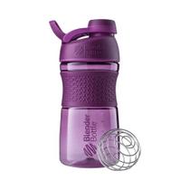 Misturador de garrafas Shaker Bottle Sport Mixer 600 ml de ameixa