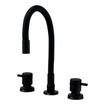 Misturador de Mesa Lavatório Bica Flexível Flex 1.1/2" Black Fosco (1877 BK-99) Misturador de Mesa Lavatório Bica Flexível Flex 1.1/2" Black Fosco (1877 BK-99)