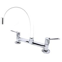 Misturador De Mesa Tubo Flexível Branco 1/4 Volta 3169 C61