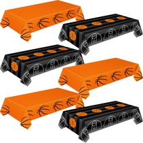 Misturador de toalhas de mesa de plástico para basquete 6 unidades 137 x 274 cm Misturador de toalhas de mesa de plástico para basquete 6 unidades 137 x 274 cm