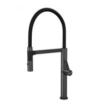 Misturador debacco monocomando c/imã em aço inoxidável cinza grey 62025gm 20.04.00175