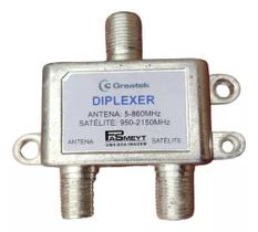 Misturador Diplexer De Antena Via Satélite E Antena Local