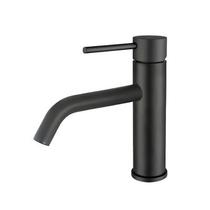Misturador drop monocomando bica baixa para lavatorio em aço inox black matte dp9201
