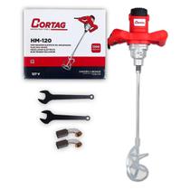 Misturador Elétrico Cortag para Tintas e Argamassas HM120 HM140 ou HM180 127V ou 220V Velocidade Variável Encaixe M14 Trava de Segurança Profissional