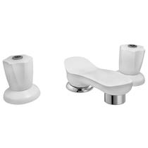 Misturador Lavatório Bica Baixa Deca Prata Branco 1875E50BR