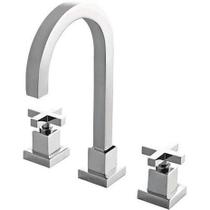 Misturador Lavatório de Mesa Bica Alta Duna Quadratta 1877 C94 Cromado Deca - COM RISCOS