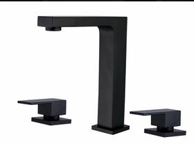 Misturador Lavatório Mesa Bica Alta 1175 Diamond Black Matte