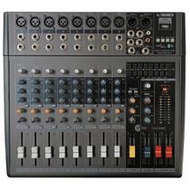 Misturador Mixer 8 Canais Custom Sound CMX8C USB-BLUETOOTH-EQ-EFX Bivolt