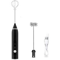 Misturador Mixer Bebidas Portátil E Recarregável Inox 2 Em 1