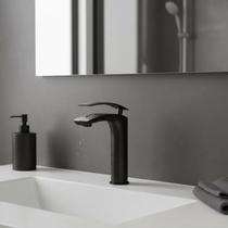 Misturador Monocomando Bica 27 Cm Alta preto Misturador Monocomando Bica 27 Cm Alta preto